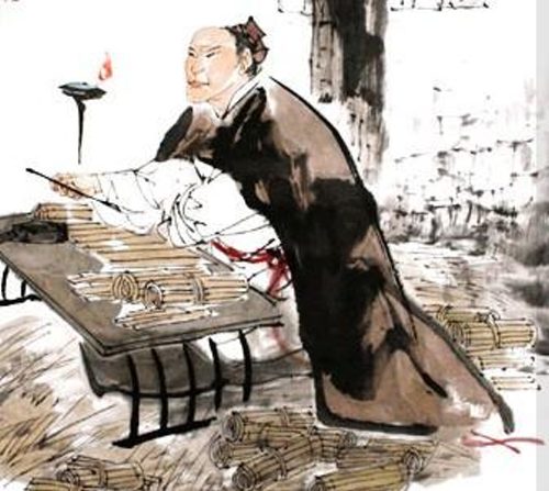 所以有必要解释一下:司马迁之前担任太史令,受了宫刑后,担任中书令一
