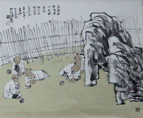 ��ͳ�Ļ�֮����ǰ����ʾ�ͷ�µ��й�ͯ��