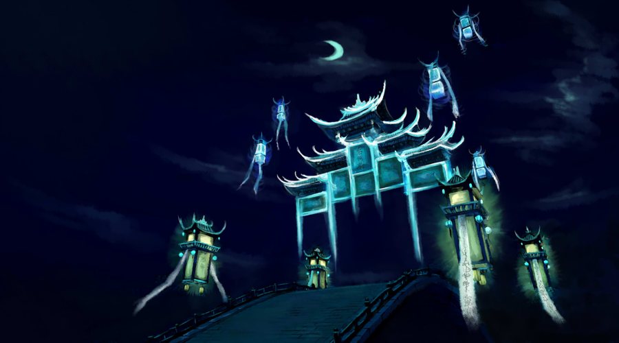 ��ͳ�Ļ�֮����һ����|��;����Ȫ·�ϵķ羰